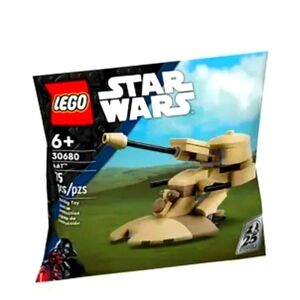 Factory Sealed Star Wars Lego 75 Piece Set, 30680 AAT Poly Bag Set, Disney